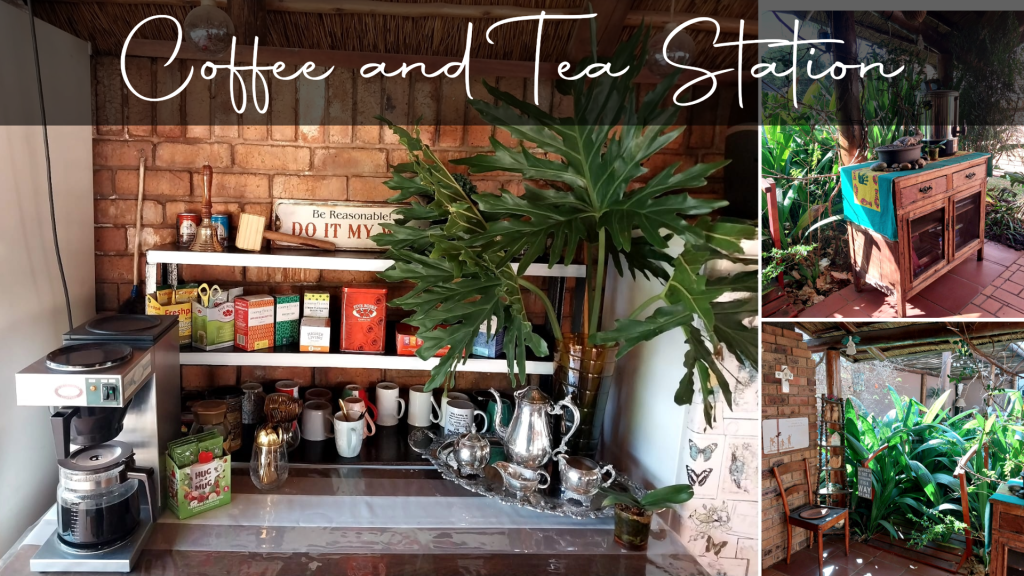 coffee and tea station advert